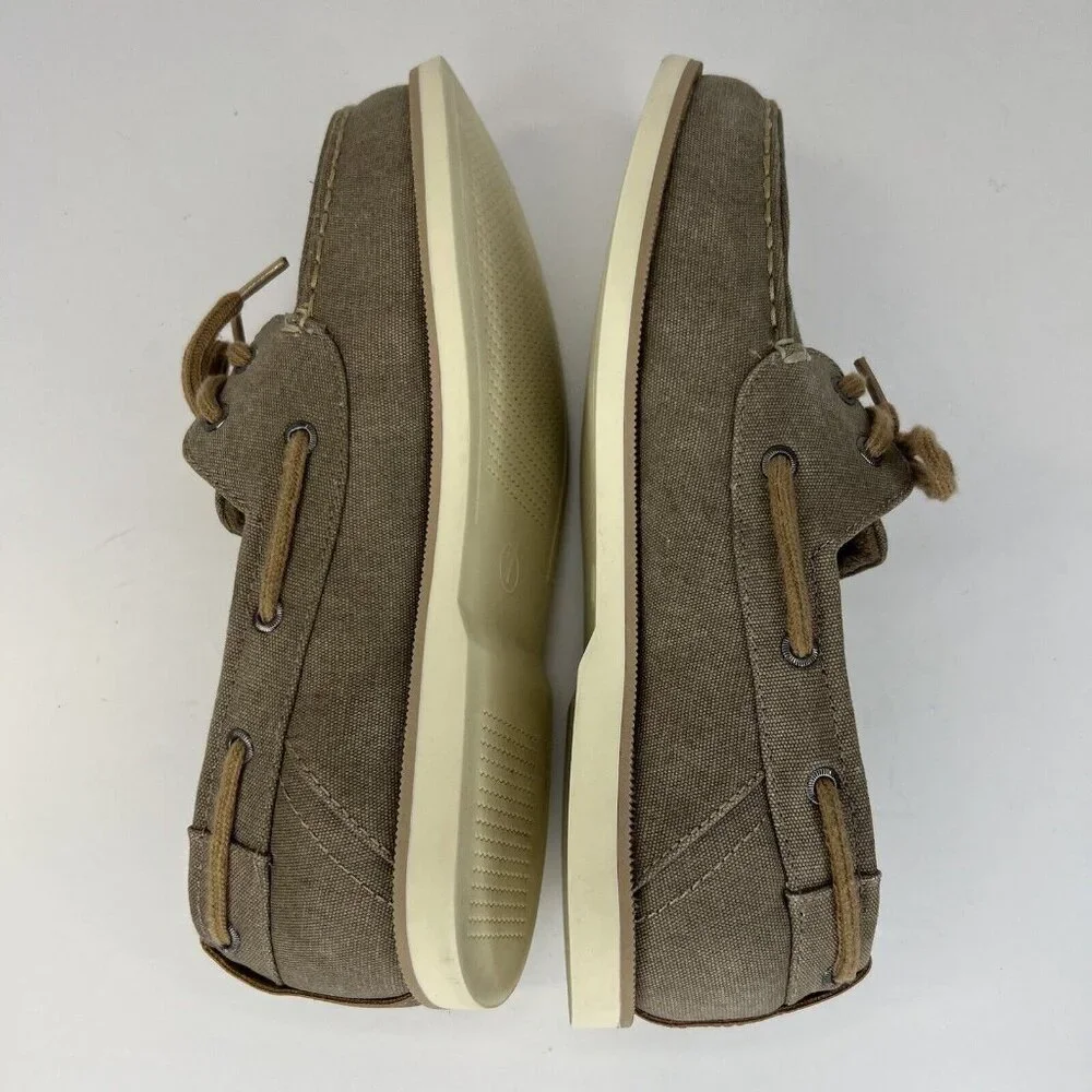 Goodfellow & Co Lace-Up Rice Boat Deck Shoes Mens Size 7 Medium Taupe Tan